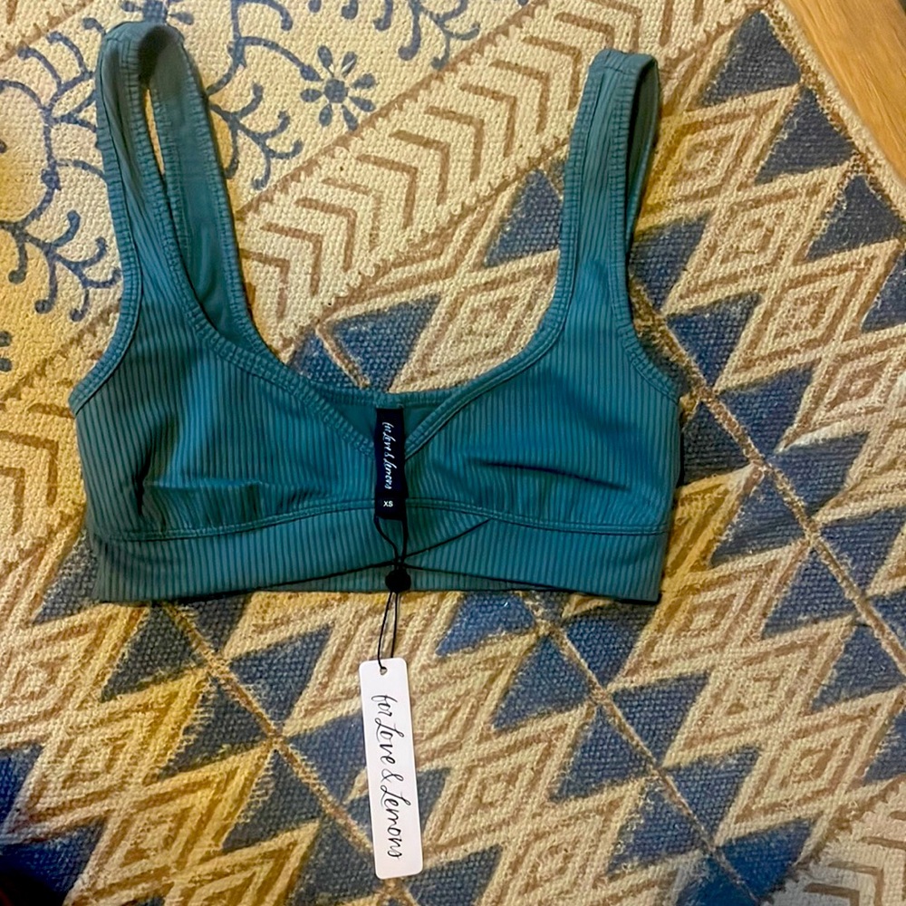 Love & Lemons Ribbed Bra Top!